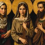 Three sibling saints: Martha, Mary and Lazarus